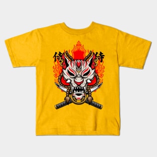 Kitsune Mask 5 Kids T-Shirt